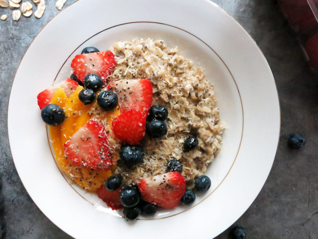 Vegan Toasted Coconut Oatmeal