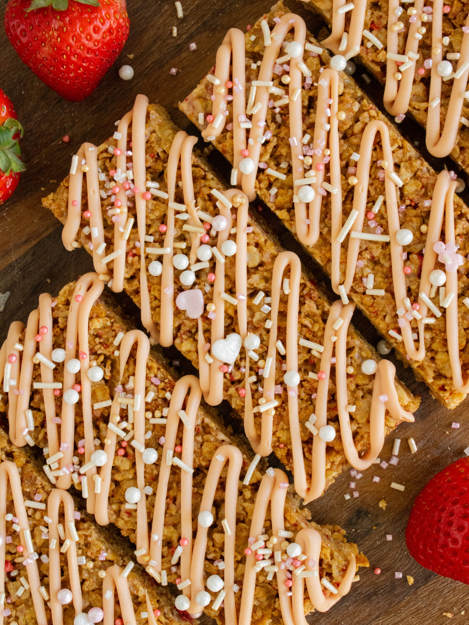 Strawberry Cereal Bars