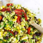 Southwest Pasta Salad with a Honey Cilantro Lime Vinaigrette