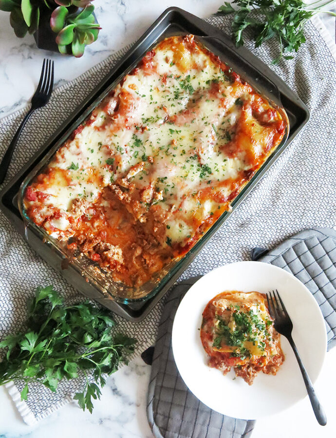 Classic Meaty Lasagna (Happy Father’s Day)