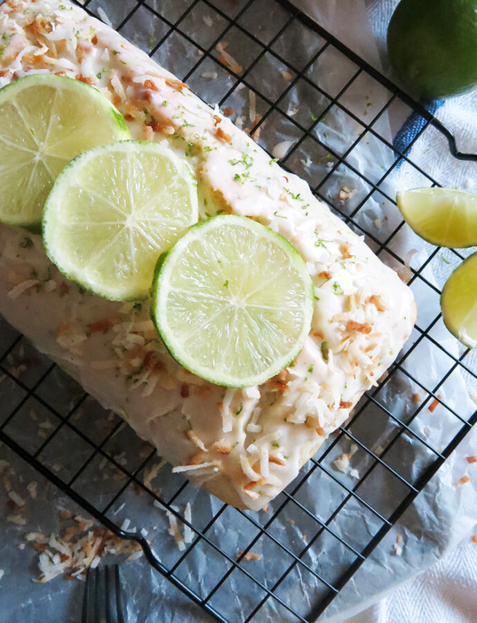 Coconut Lime Cake + 1 Year Blogiversary