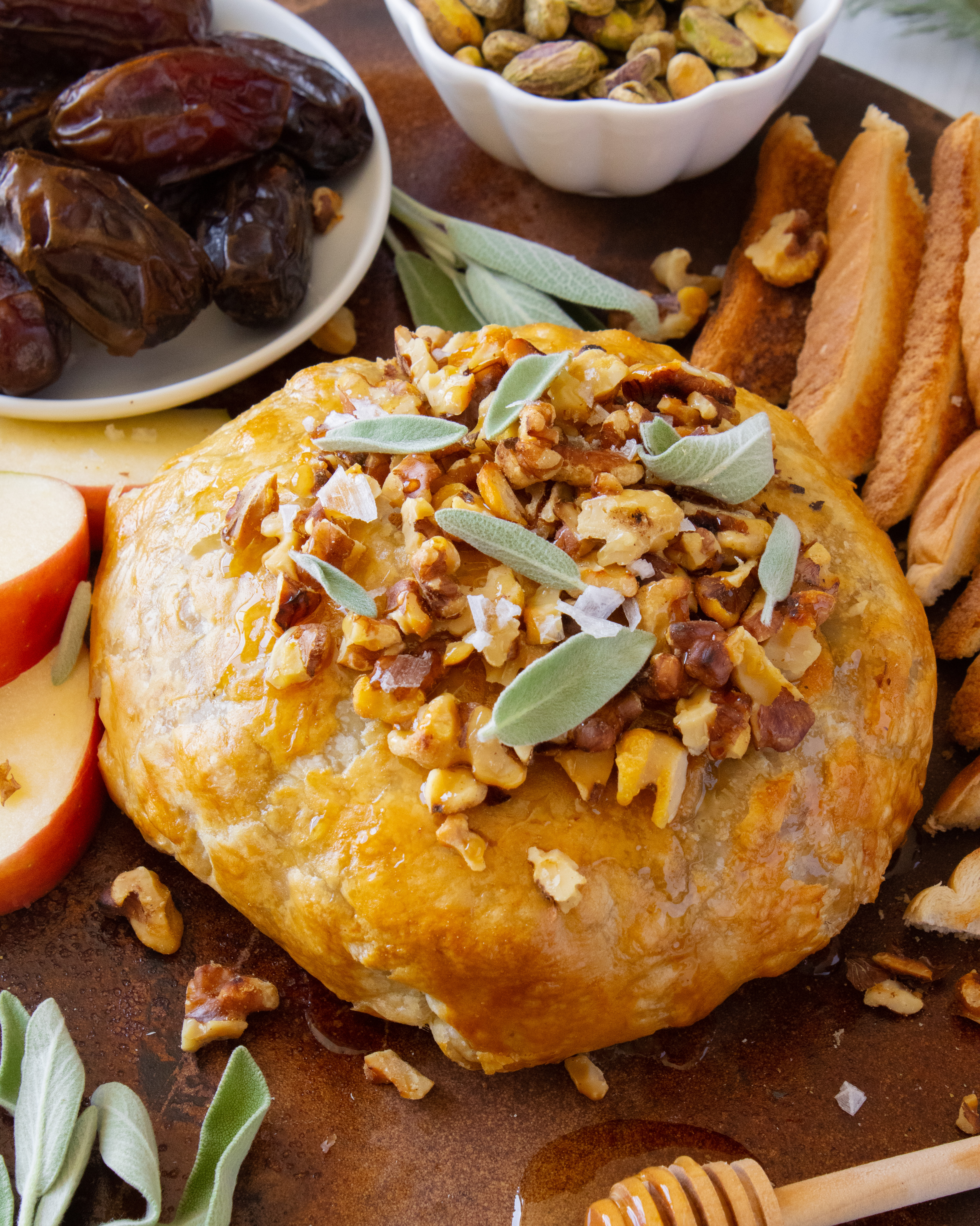 Baked Brie with Caramelized Apples