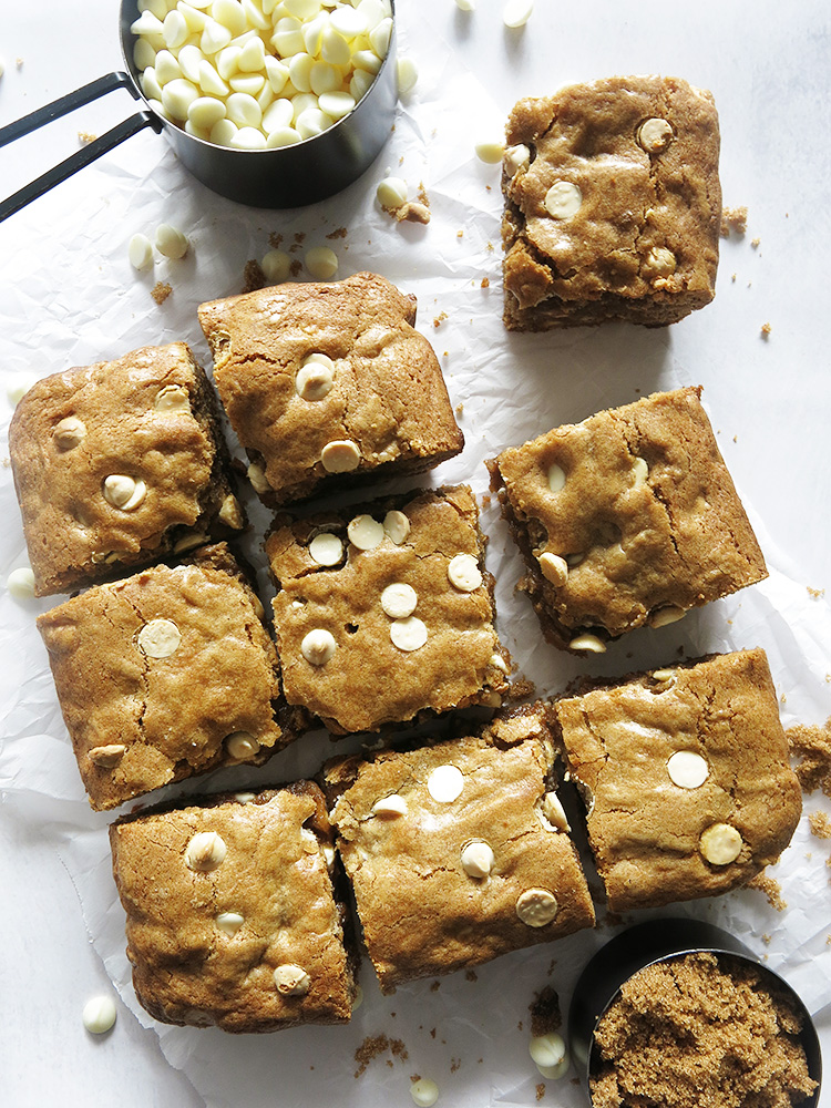 Pumpkin Spice Blondies