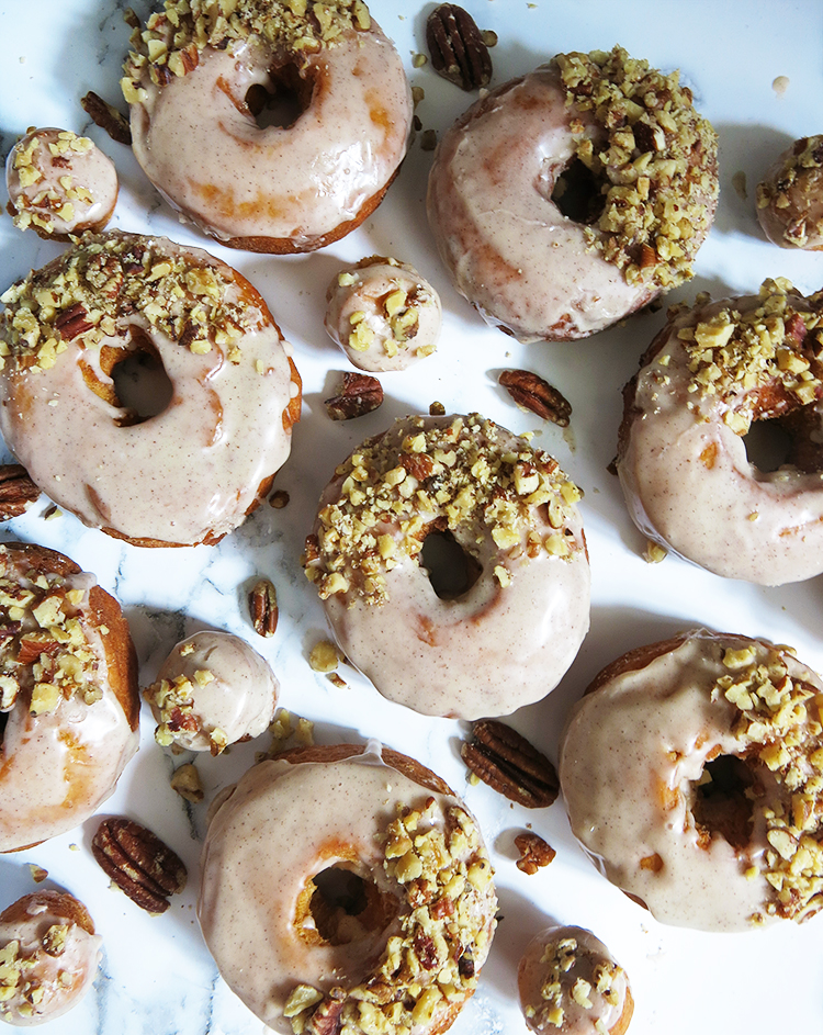 Browned Butter Sweet Potato Old Fashioned Donuts