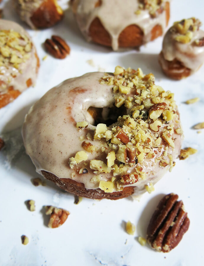Browned Butter Sweet Potato Old Fashioned Donuts