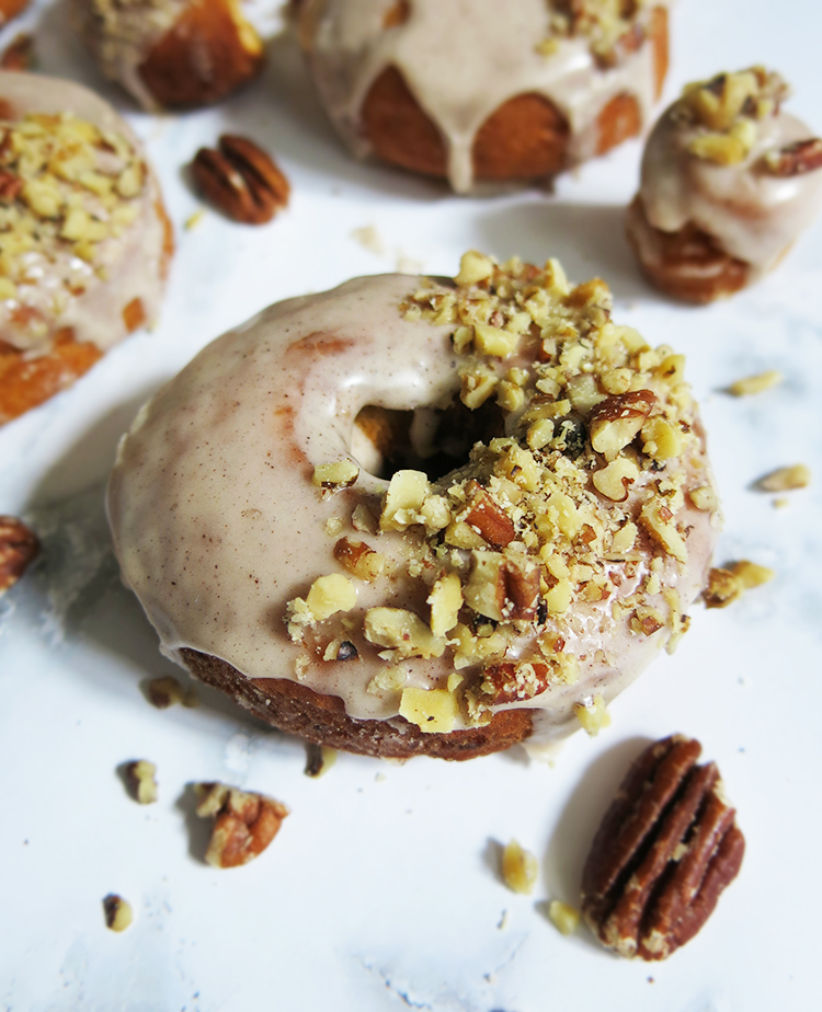 Browned Butter Sweet Potato Old Fashioned Donuts