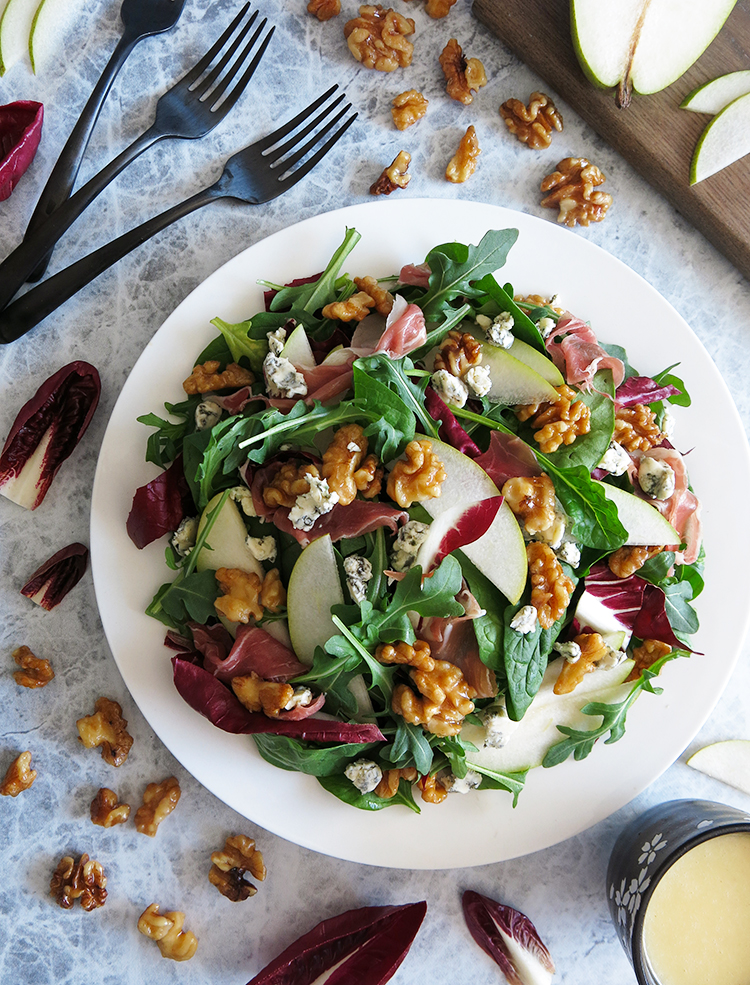 Pear & Bleu Cheese Salad