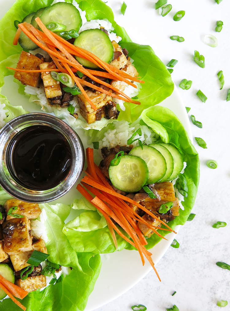 Tofu Lettuce Cups