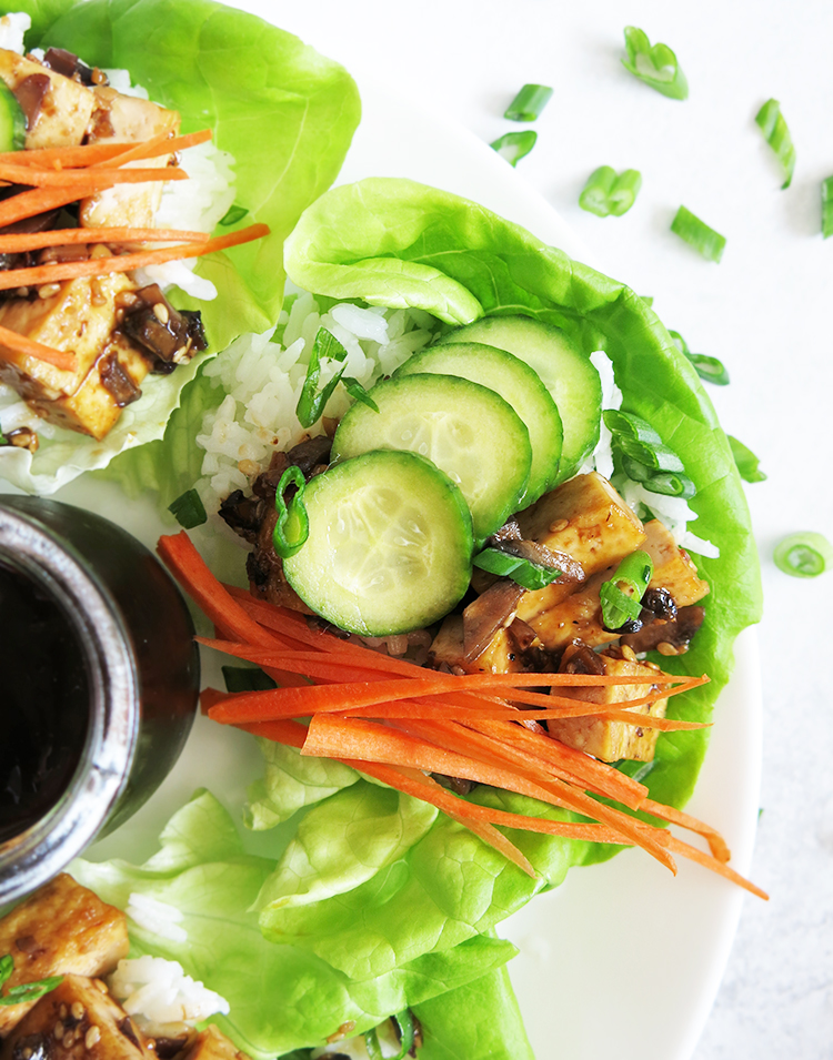 Tofu Lettuce Cups