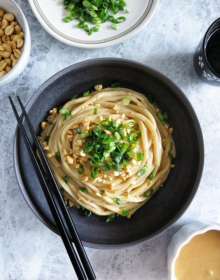 Chilled Peanut Butter Udon