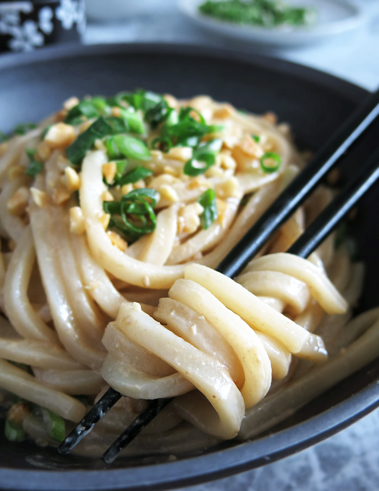 Chilled Peanut Butter Udon