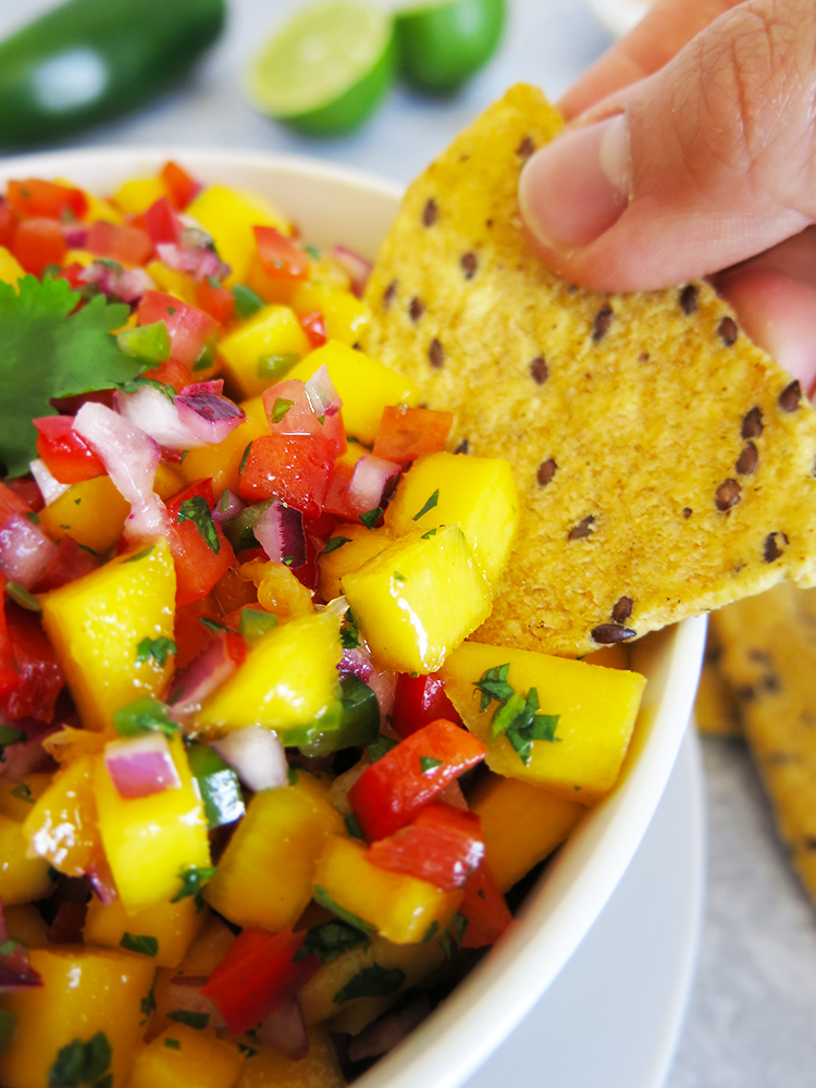 Mango Salsa with Chip