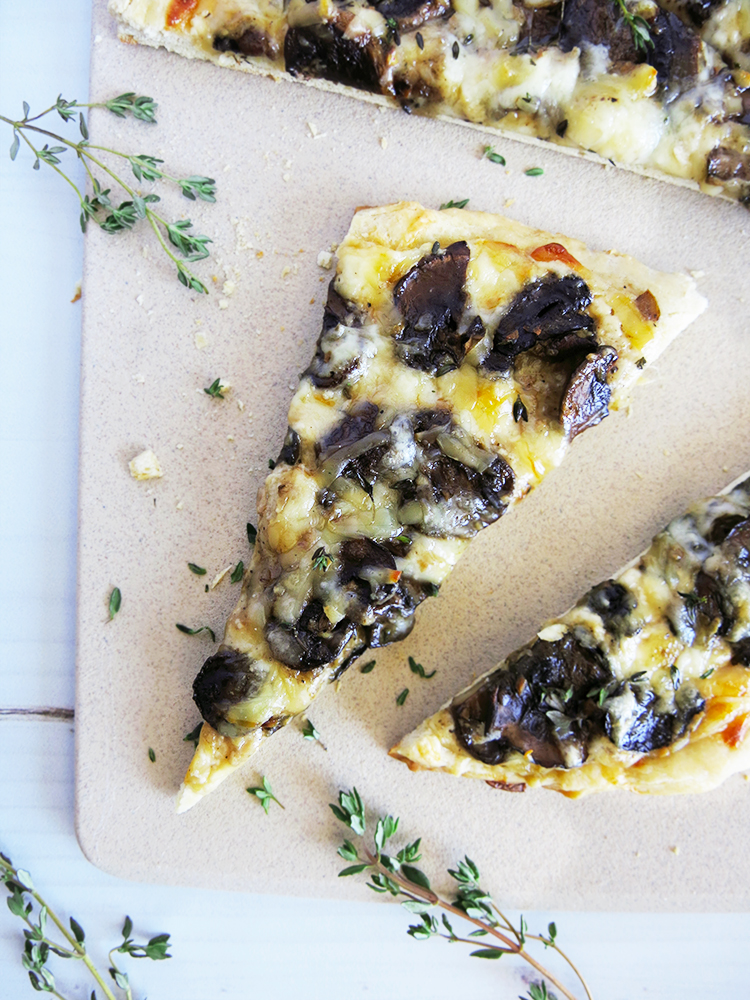Garlic Mushroom Flatbread