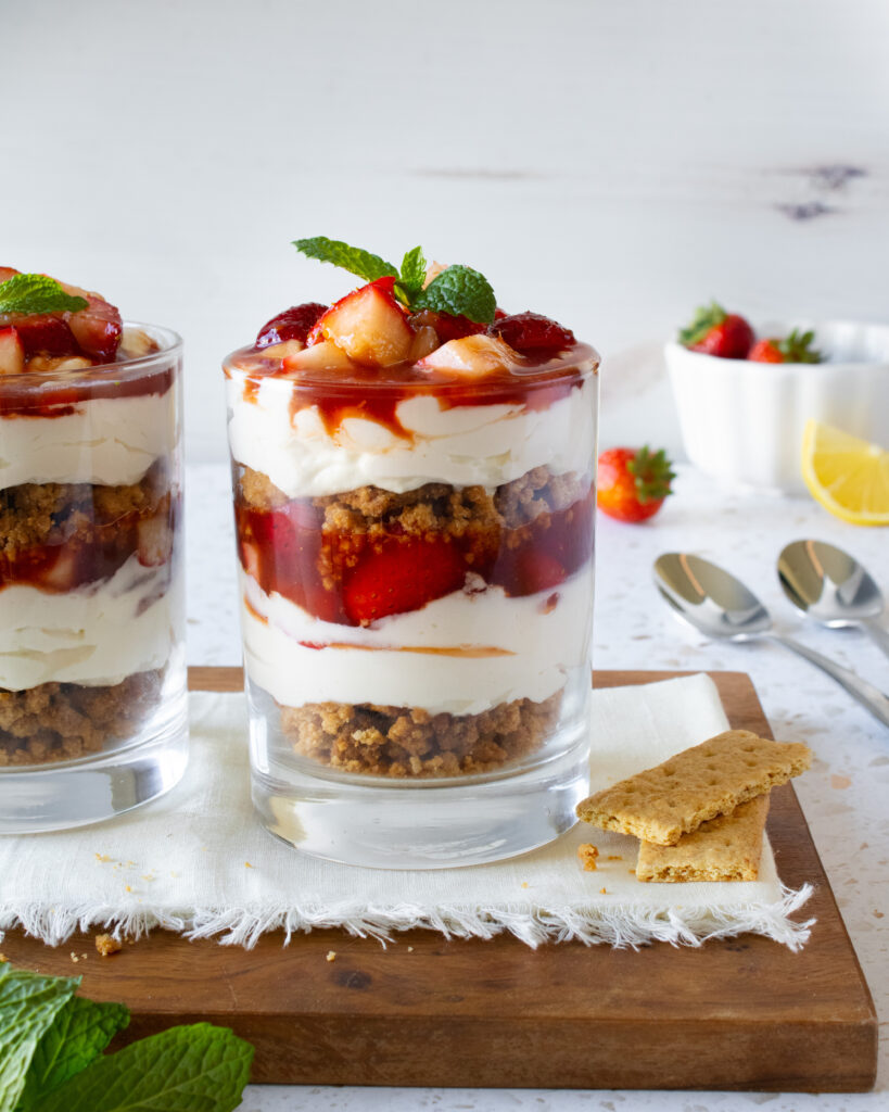 Strawberry Guava Cheesecake Parfaits