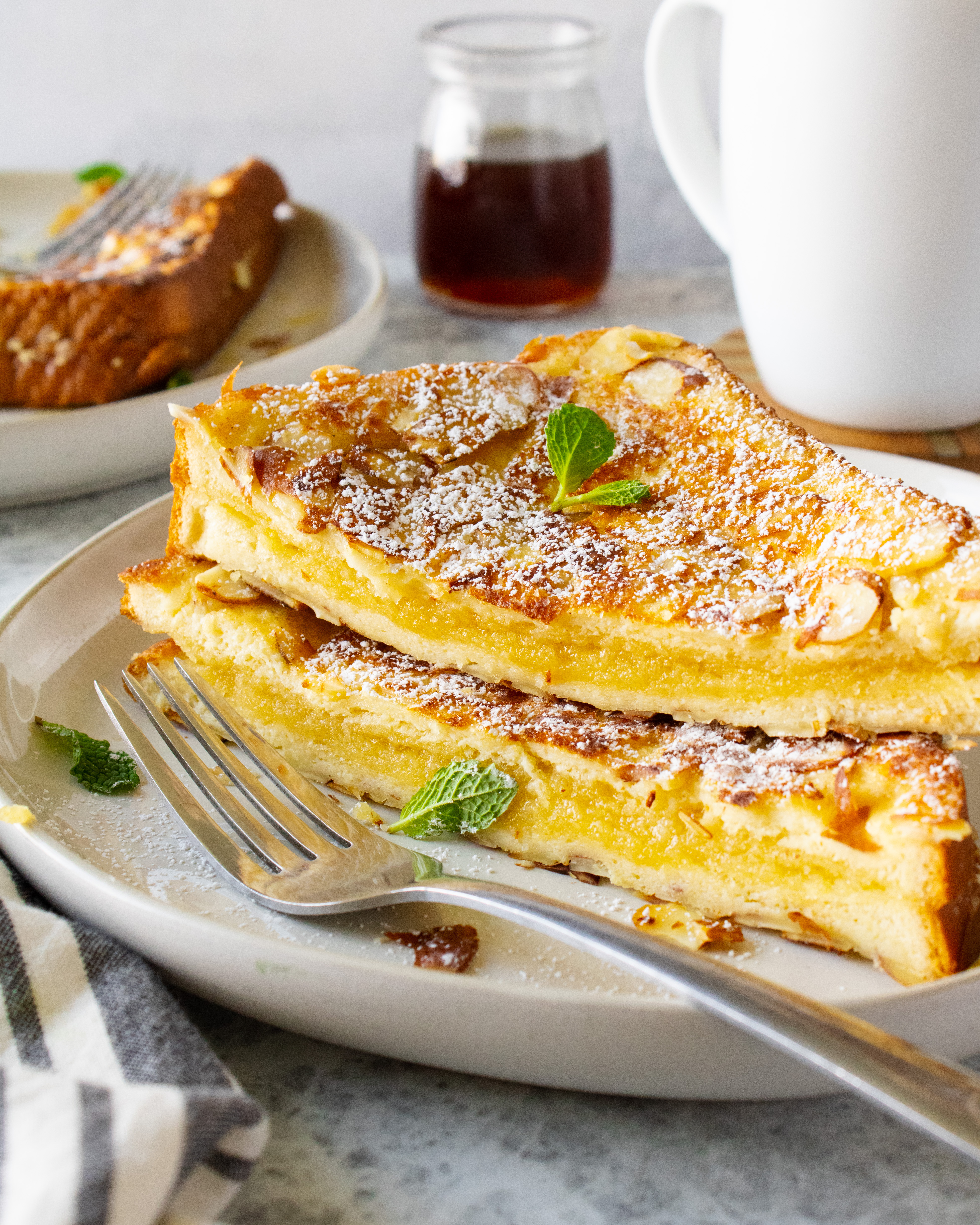 Almond Croissant French Toast