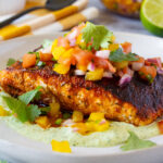 Blackened Salmon with Tomato Relish