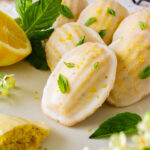 Lemon Olive Oil Basil Madeleines