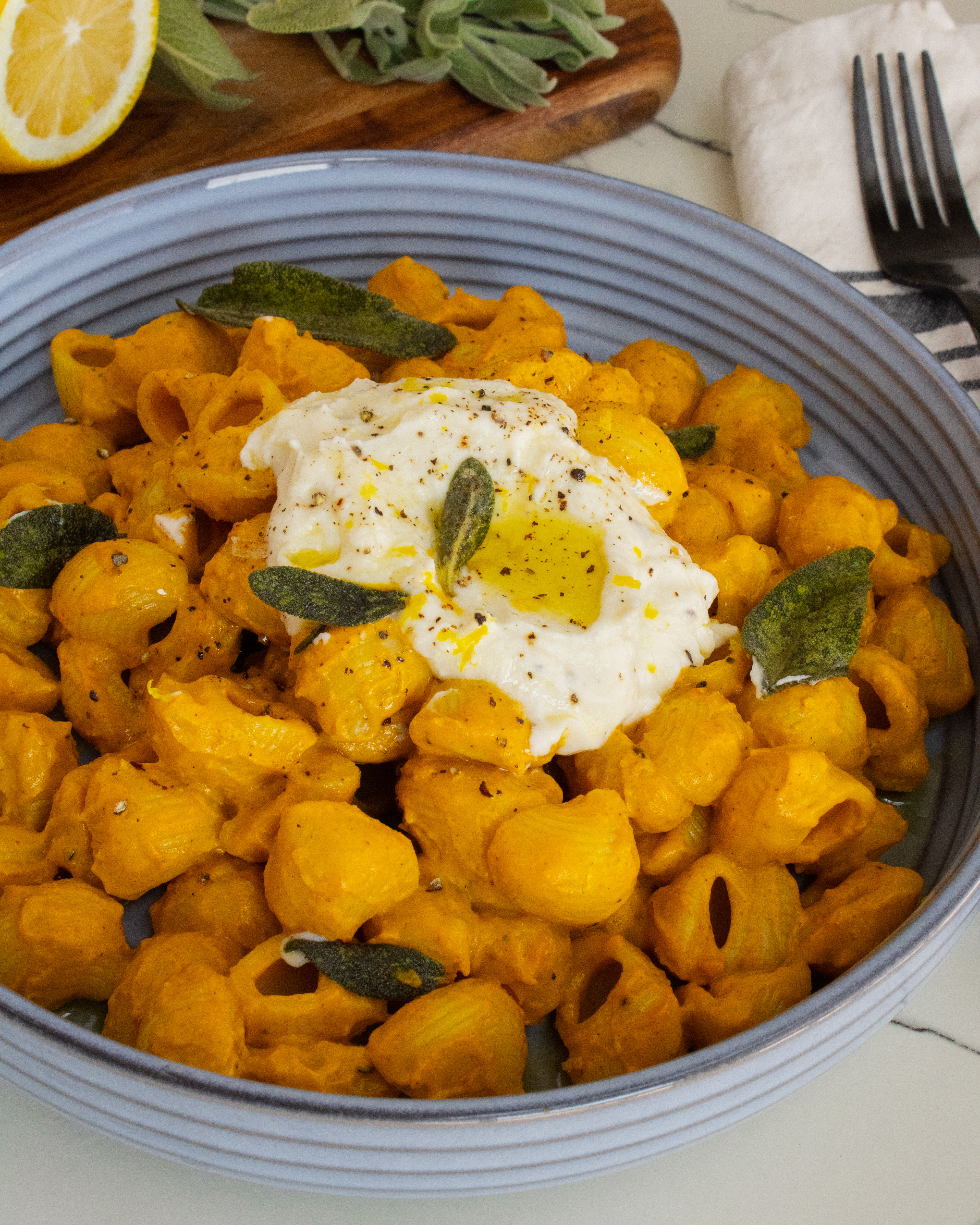 Creamy Curried Pumpkin Pasta