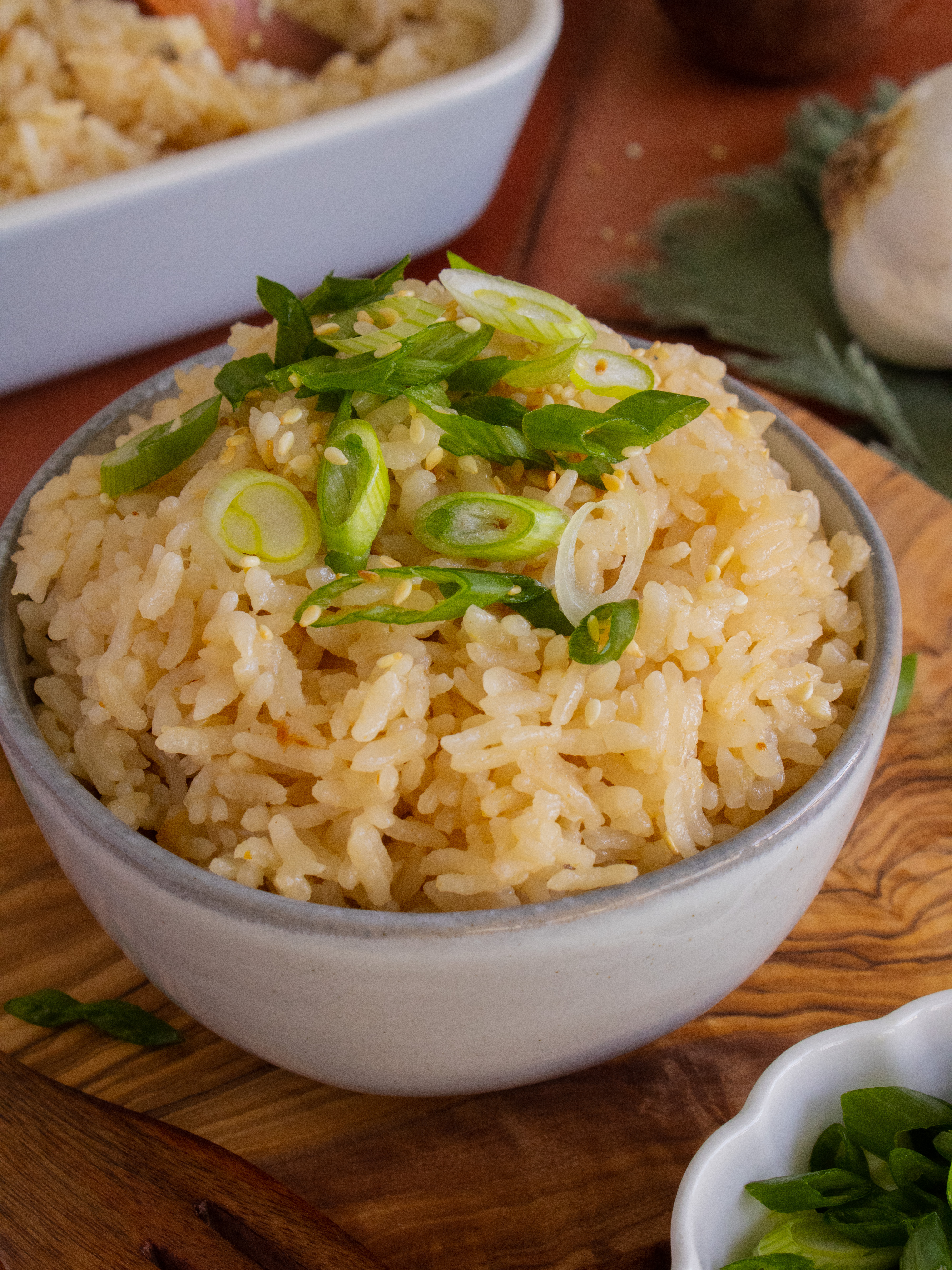 Miso Garlic Butter Rice