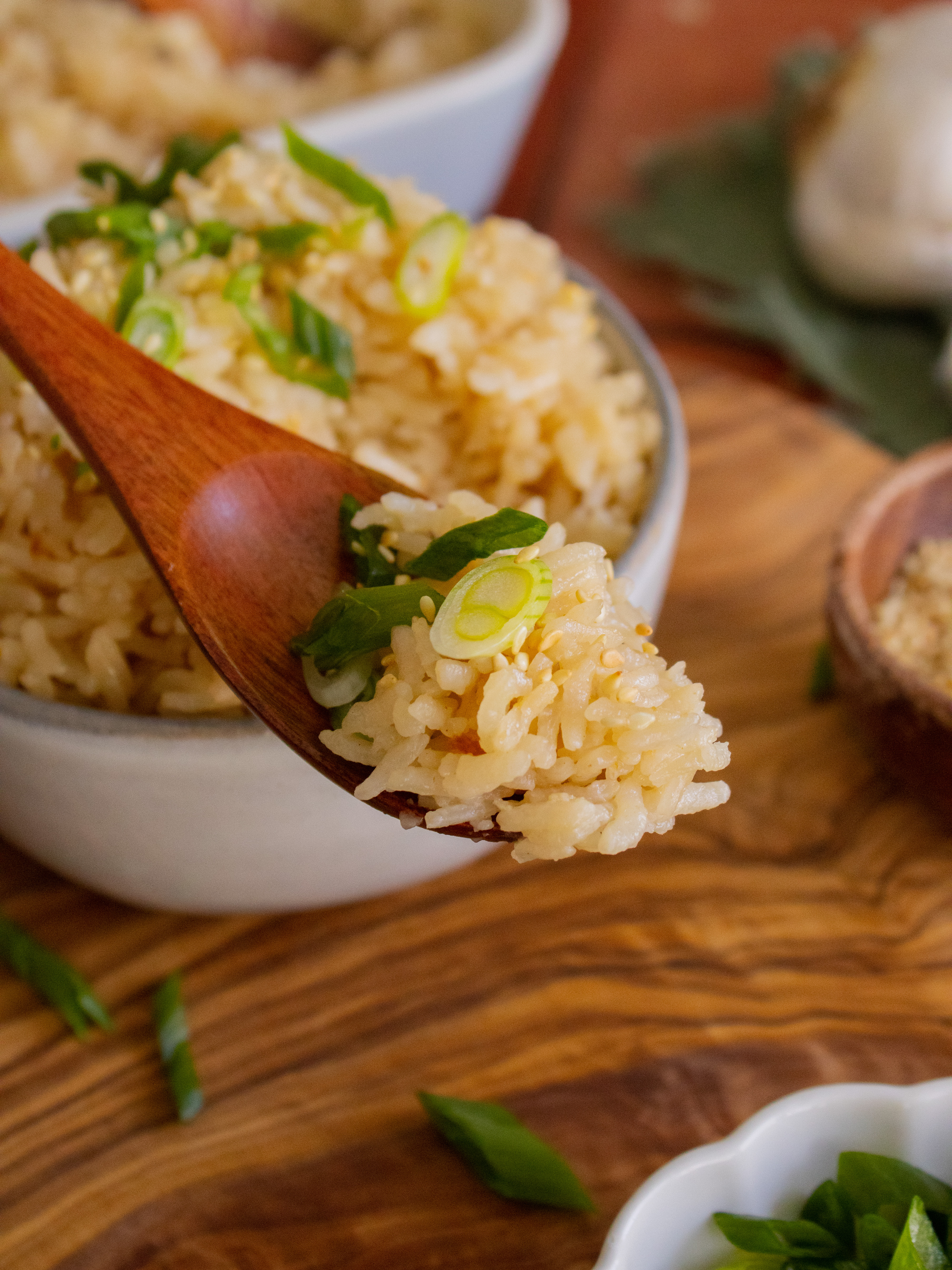 spoonful of Miso Garlic Butter Rice