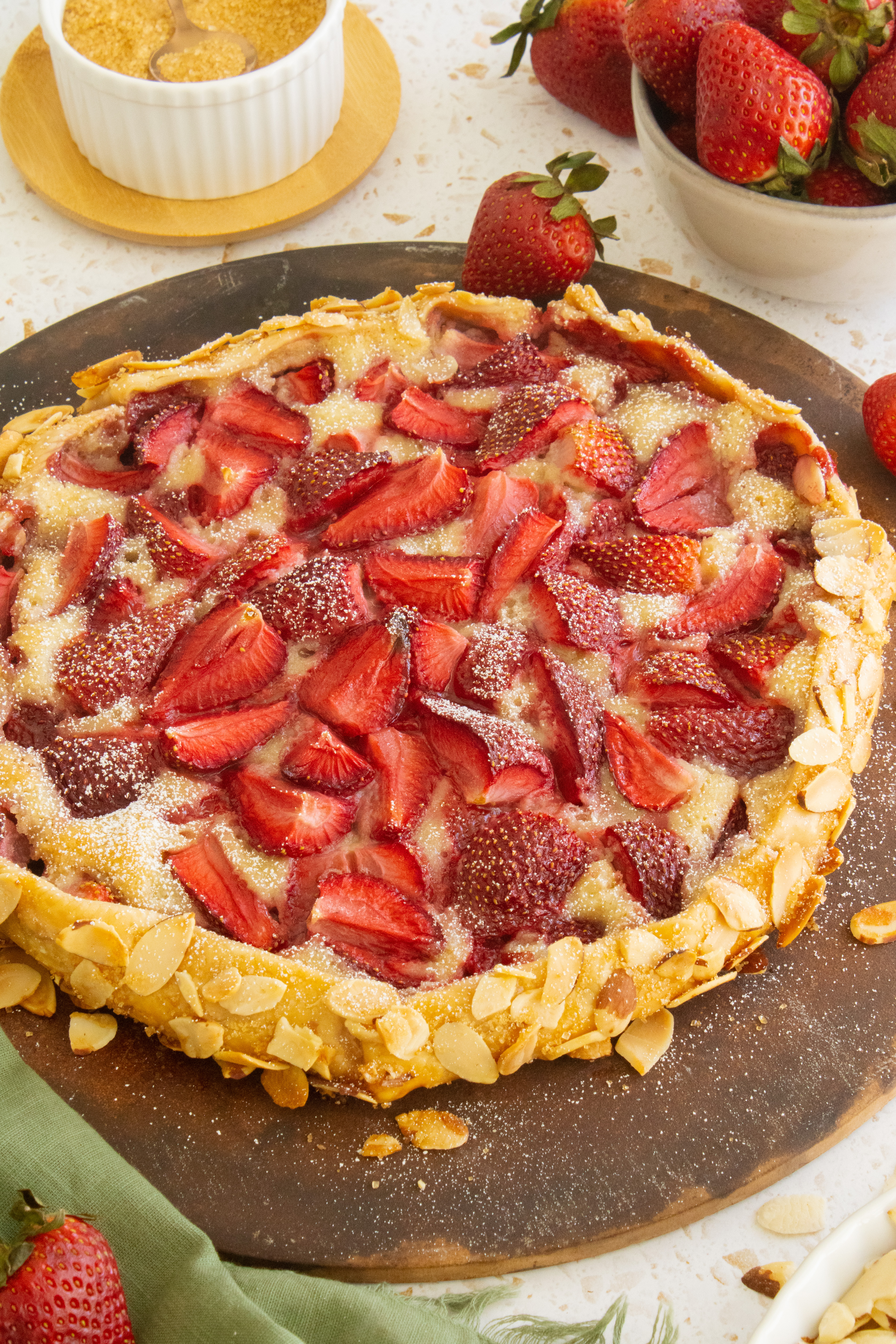 Whole Strawberry Almond Galette