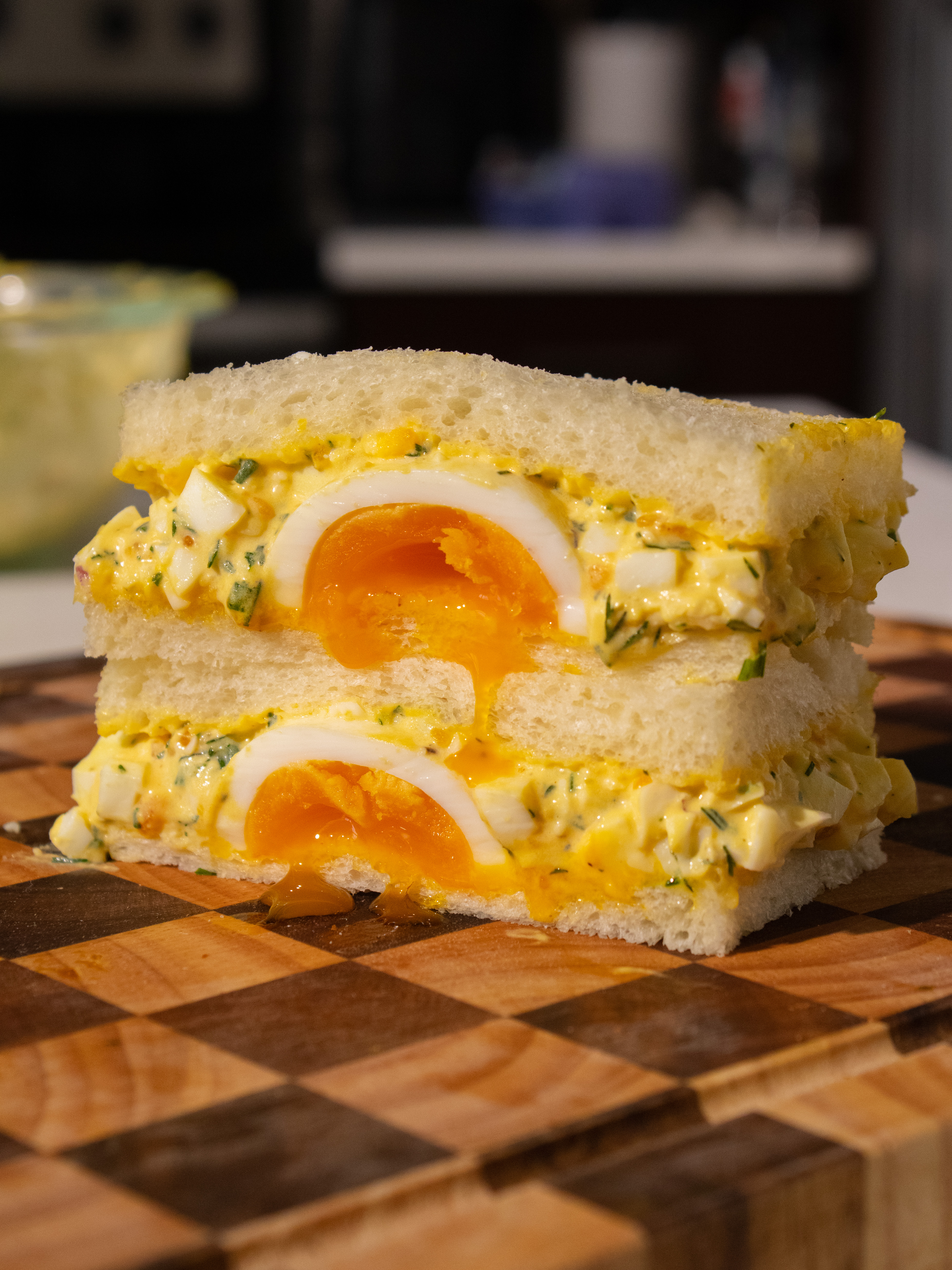 Jammy Egg Salad Sando