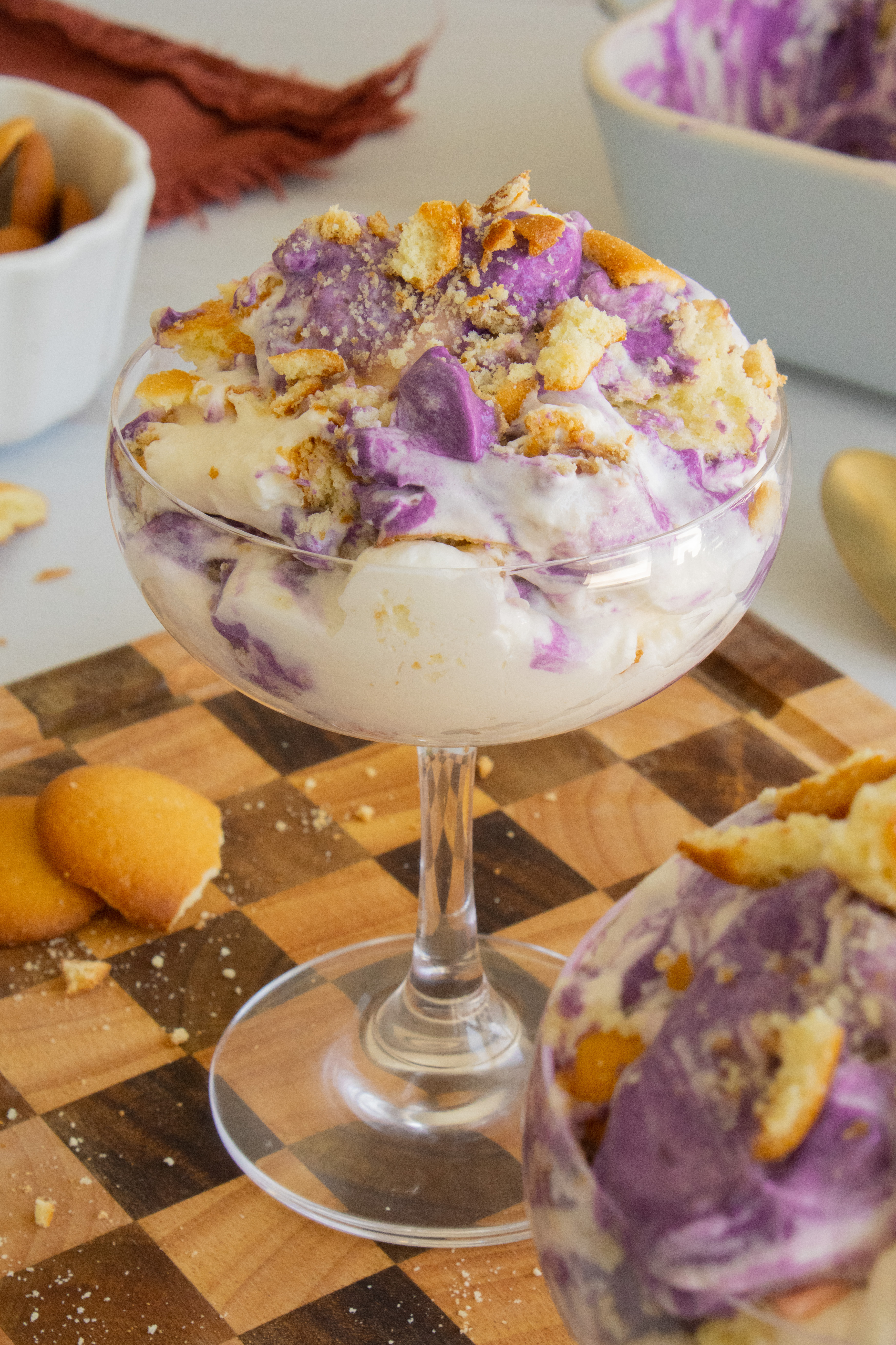 Ube Banana Pudding
