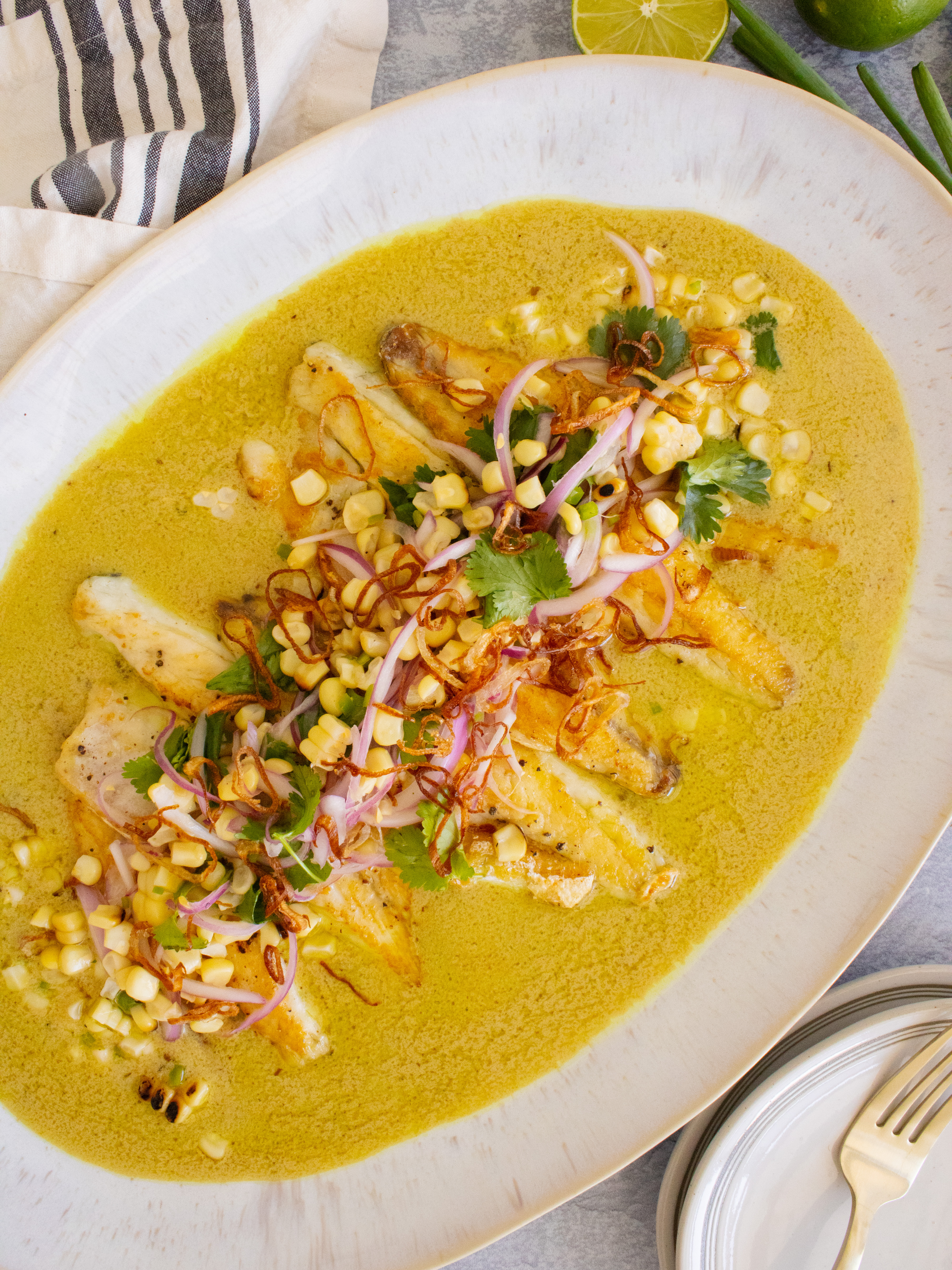 Summer Branzino Curry