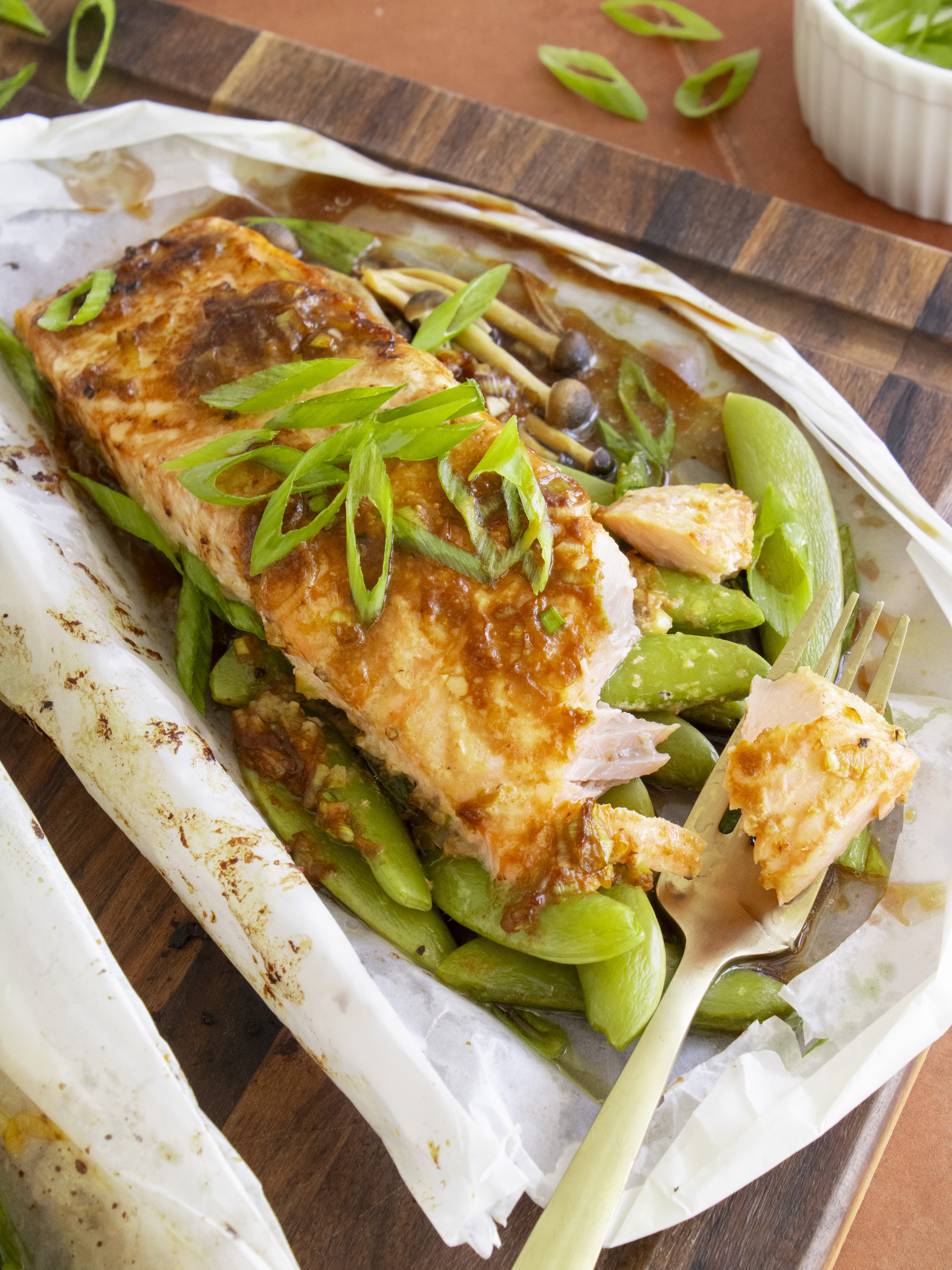 Baked Miso Butter Salmon