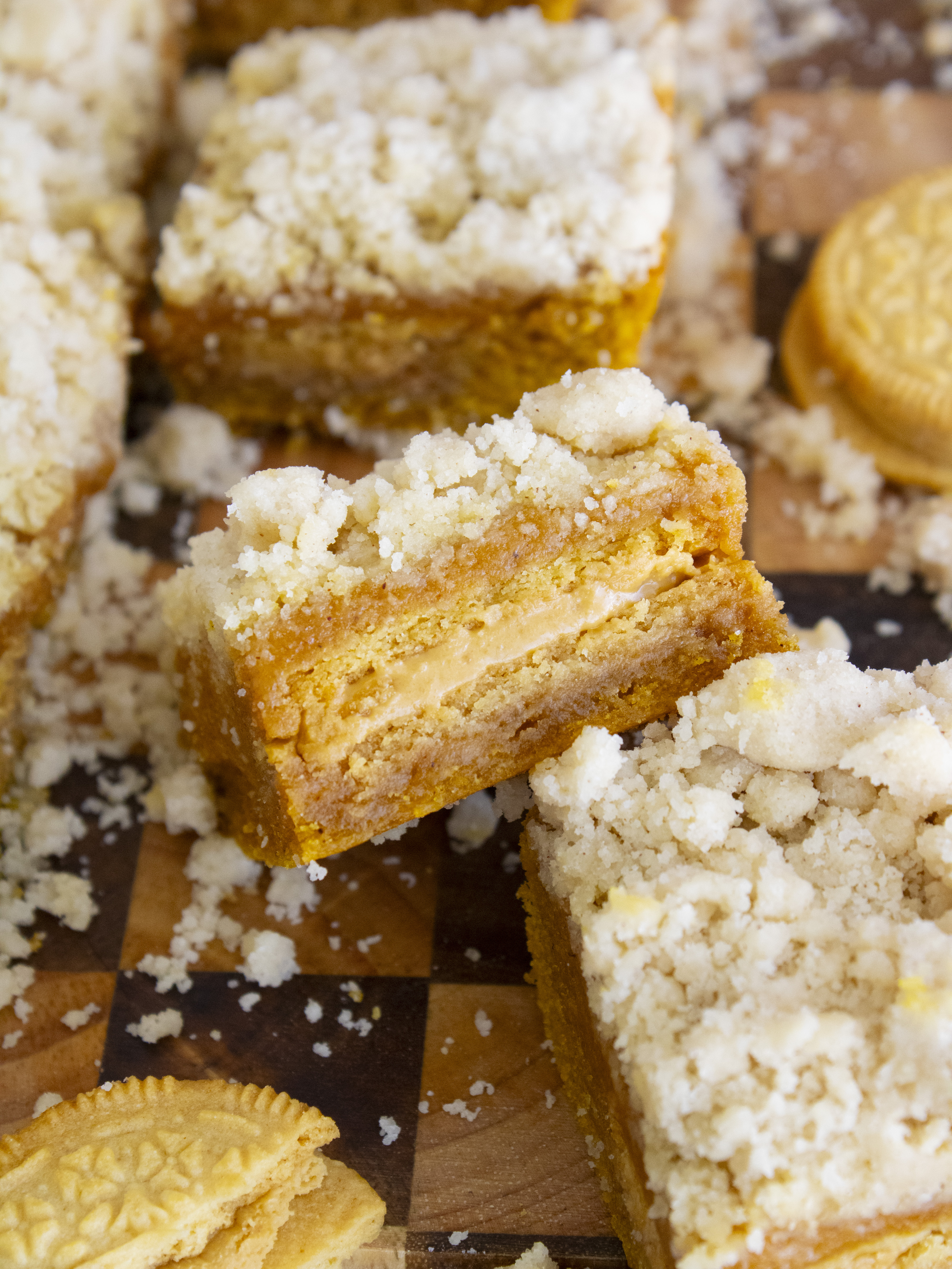 Pumpkin Crumb Bars