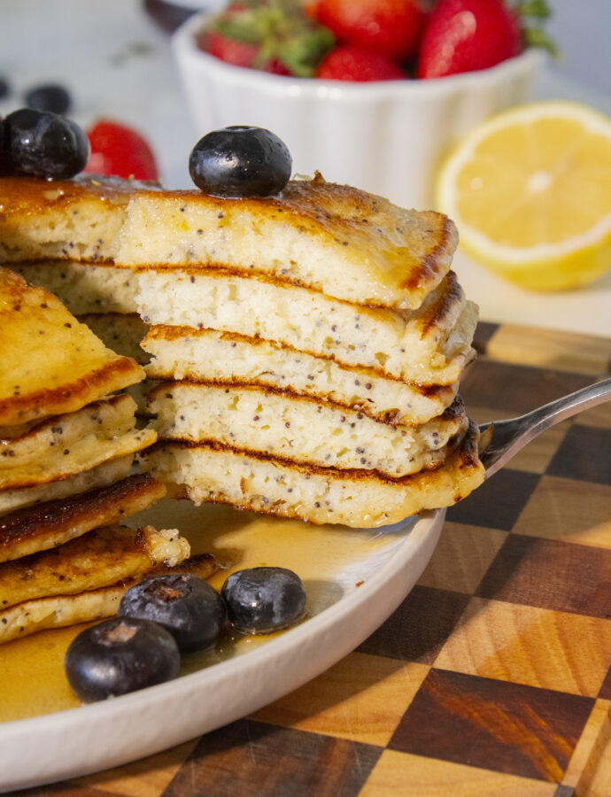 Lemon Poppyseed Pancakes