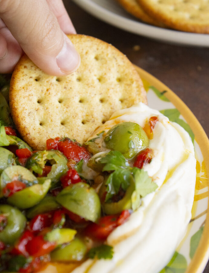 Whipped Ricotta & Olive Dip