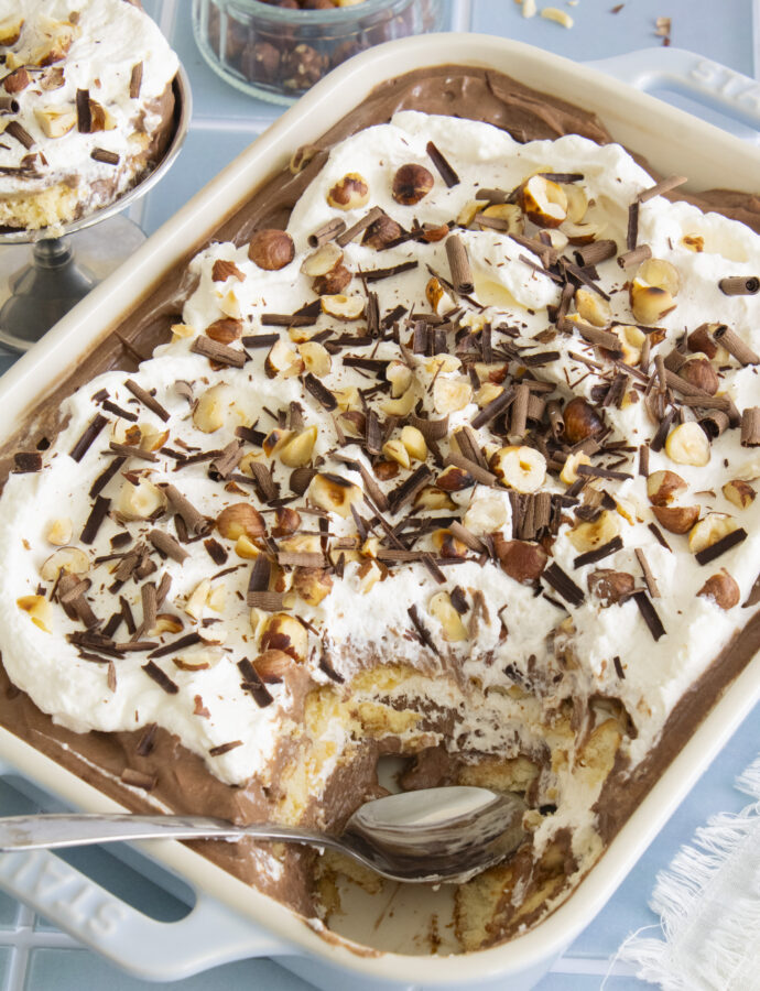 Chocolate Hazelnut Banana Pudding