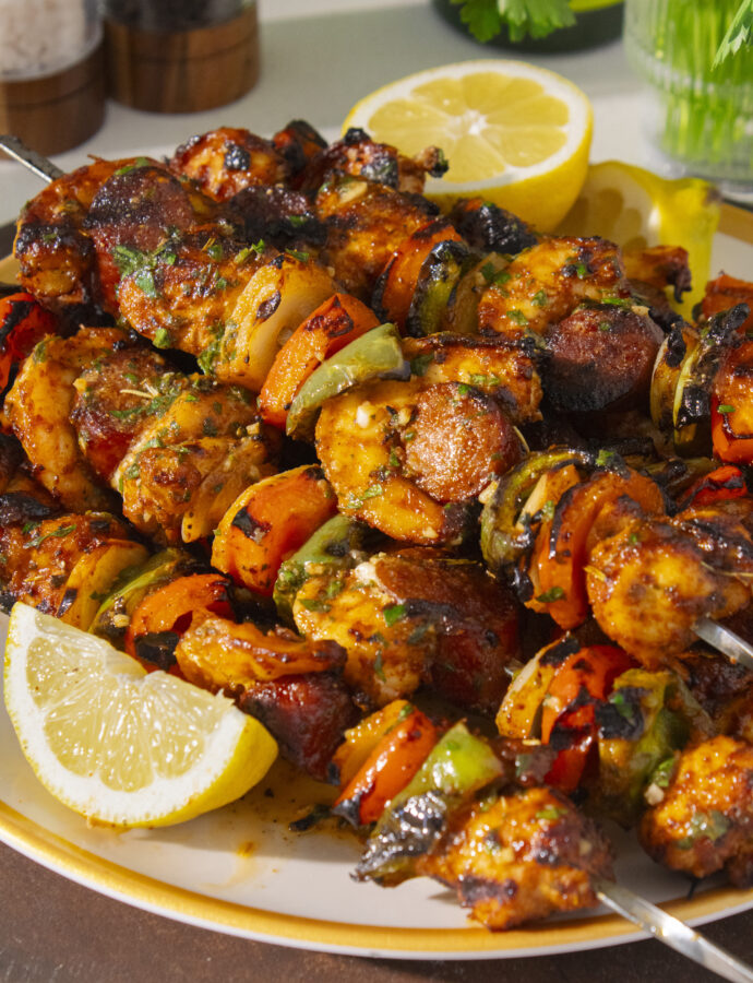 Grilled Cajun Skewers