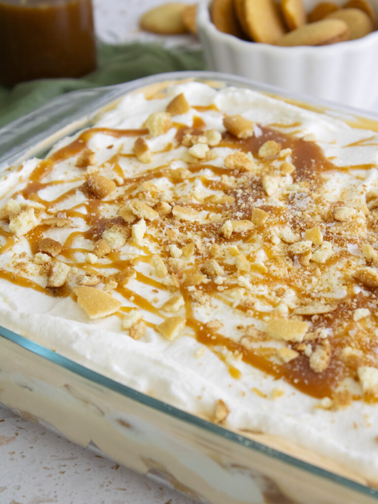Salted Miso Caramel Banana Pudding