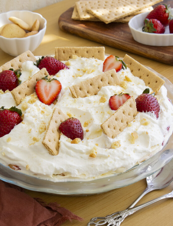 Strawberry Cheesecake Banana Pudding