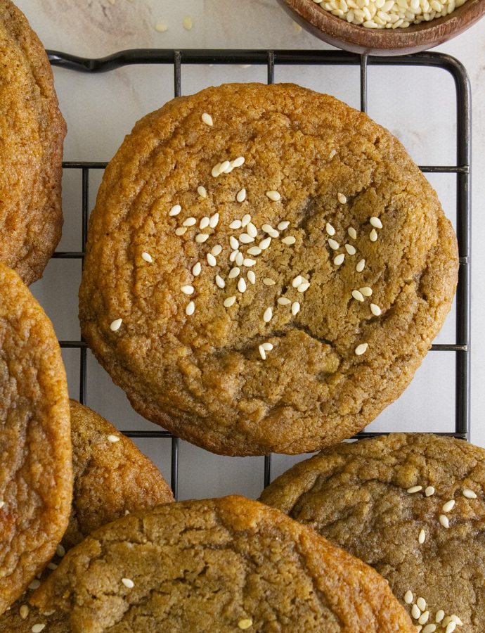 Pumpkin Hojicha Cookies