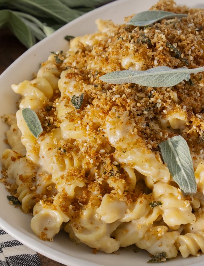 White Cheddar Miso Mac and Cheese